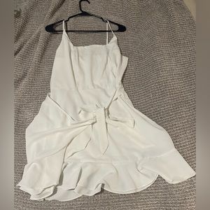White formal dress